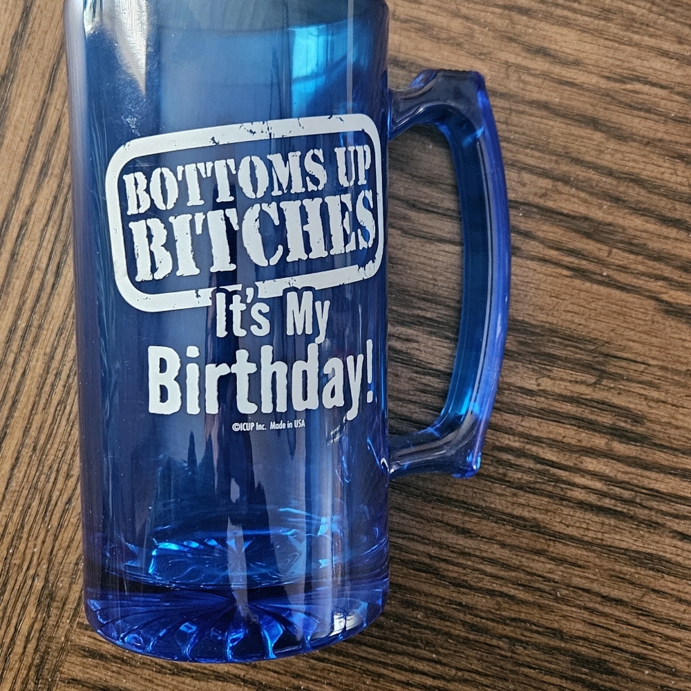 Blue Birthday Mug